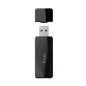   Kártyaolvasó, SD + MicroSD kártyához, USB 3.2 gen1, "TRUST Nanga", fekete