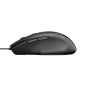 Egér, vezetékes, optikai, TRUST "Voca", fekete