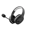 Fejhallgató, vezeték nélküli, mikrofonnal, gaming, TRUST "GXT391 Thian", fekete-fehér