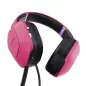   Fejhallgató, mikrofonnal, gaming, TRUST "GXT415 Zirox", rózsaszín