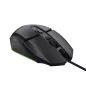   Egér, vezetékes, optikai, gaming, LED, TRUST "GXT109 Felox", fekete