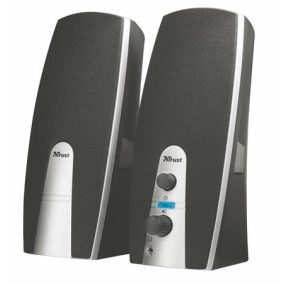   Hangszóró, 2.0, 10W, TRUST "MiLa", fekete-szürke