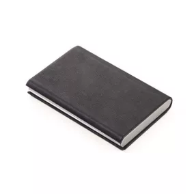   Bankkártyatartó, műbőr, 10 db-os, RFID védelemmel, TROIKA, fekete