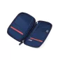   Dokumentumtároló, utazáshoz, RFID védelemmel, TROIKA "Safe flight", sötétkék