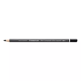   Akvarell színes ceruza, hatszögletű, STAEDTLER "Mars® Lumograph® 104", fekete