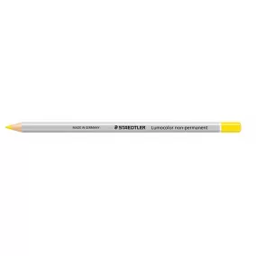   Jelölőceruza, hatszögletű, mindenre író, lemosható (omnichrom), STAEDTLER "Lumocolor 108", sárga
