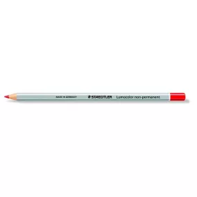   Jelölőceruza, hatszögletű, mindenre író, lemosható (omnichrom), STAEDTLER "Lumocolor 108", piros