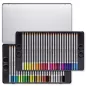   Akvarell ceruza készlet, hatszögletű, fém doboz, STAEDTLER "Karat® aquarell 125", 48 különböző szín