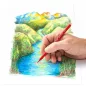   Akvarell ceruza készlet, hatszögletű, fémdobozos, STAEDTLER® "146 10G", 12 különböző szín