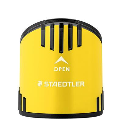 Grafitceruza készlet, hegyezővel, radírral, HB, STAEDTLER "Norix® 181", sárga