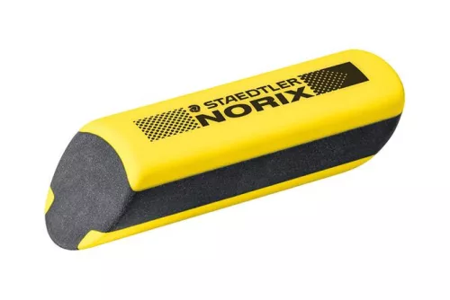 Grafitceruza készlet, hegyezővel, radírral, HB, STAEDTLER "Norix® 181", sárga