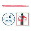 Zsírkréta, kitekerhető, STAEDTLER "Noris® 221", 24 különböző szín