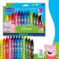  Zsírkréta, hatszögletű, jumbo, STAEDTLER „Noris® junior 224”, Peppa malac, 12 szín