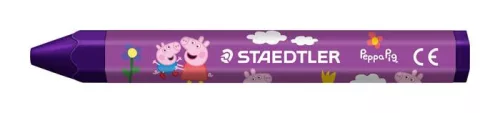Zsírkréta, hatszögletű, jumbo, STAEDTLER „Noris® junior 224”, Peppa malac, 12 szín