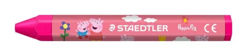 Zsírkréta, hatszögletű, jumbo, STAEDTLER „Noris® junior 224”, Peppa malac, 12 szín