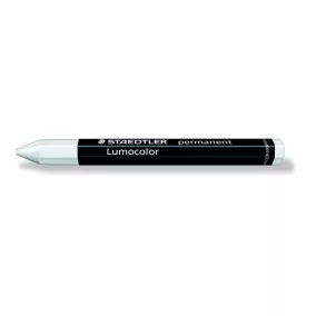   Jelölőkréta, mindenre író, vízálló (omnigraph), STAEDTLER "Lumocolor 236", fehér