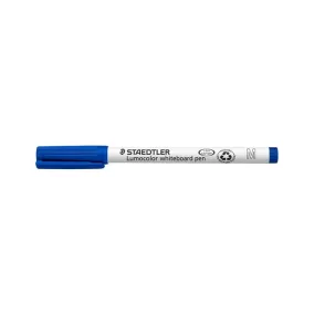   Táblamarker, 1 mm, M, kúpos, STAEDTLER "Lumocolor 301", kék