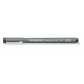   Tusfilc, 0,6 mm, STAEDTLER "Pigment Liner 308", fekete