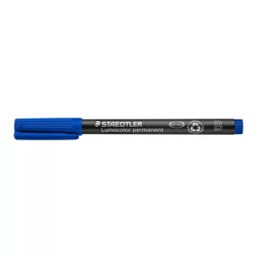   Alkoholos marker, OHP, 1-2,5 mm, STAEDTLER "Lumocolor® 314 B", kék