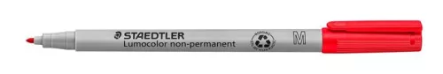 Alkoholmentes marker, OHP, 1 mm, STAEDTLER "Lumocolor® 315 M", piros
