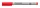 Alkoholmentes marker, OHP, 0,6 mm, STAEDTLER "Lumocolor® 316 F", piros