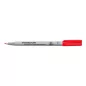   Alkoholmentes marker, OHP, 0,6 mm, STAEDTLER "Lumocolor® 316 F", piros