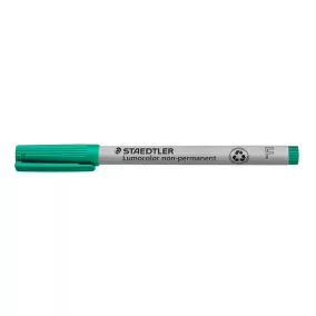   Alkoholmentes marker, OHP, 0,6 mm, STAEDTLER "Lumocolor® 316 F", zöld