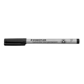  Alkoholmentes marker, OHP, 0,6 mm, STAEDTLER "Lumocolor® 316 F", fekete