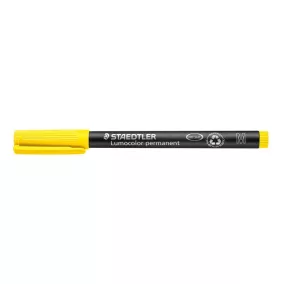   Alkoholos marker, OHP, 1 mm, STAEDTLER "Lumocolor® 317 M", sárga