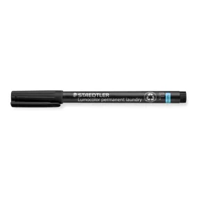   Textil jelölő alkoholos marker, 0,6 mm, kúpos, STAEDTLER "Lumocolor® laundry 319 LM", fekete