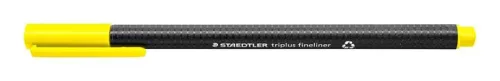 Tűfilc, 0,3 mm, STAEDTLER "Triplus 334", sárga
