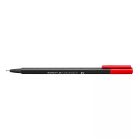 Tűfilc, 0,3 mm, STAEDTLER "Triplus 334", piros