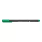 Tűfilc, 0,3 mm, STAEDTLER "Triplus 334", zöld