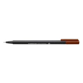   Tűfilc, 0,3 mm, STAEDTLER "Triplus 334", középbarna