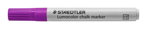 Krétamarker készlet, 2,4 mm, kúpos, STAEDTLER "Lumocolor® chalk marker 344", 5 különböző szín