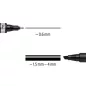   Alkoholos marker, 0,6/1,5 mm, kúpos, kétvégű, STAEDTLER "Lumocolor® duo 348", fekete