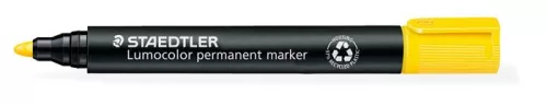 Alkoholos marker, 2 mm, kúpos, STAEDTLER "Lumocolor® 352", sárga