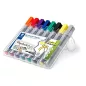   Flipchart marker vegyes készlet, 2/2-5 mm, STAEDTLER "Lumocolor® 356", 8 különböző szín