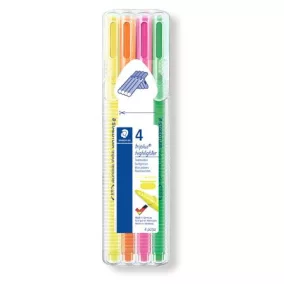   Szövegkiemelő készlet, 1-4 mm, STAEDTLER "Triplus 362", 4 különböző szín