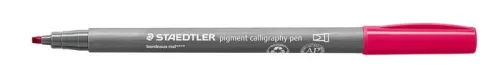 Kalligrafikus filctoll készlet, 2 mm, STAEDTLER "Pigment 375", 12 különböző szín