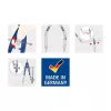 Körző készlet, precíziós, 4 darabos, STAEDTLER "Noris 550 02"