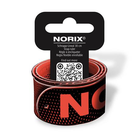 Vonalzó, rugalmas, csuklóra pattintható, 30 cm, STAEDTLER, "Norix® 565"