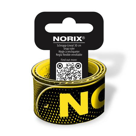 Vonalzó, rugalmas, csuklóra pattintható, 30 cm, STAEDTLER, "Norix® 565"