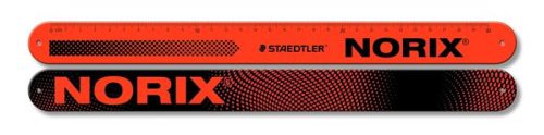 Vonalzó, rugalmas, csuklóra pattintható, 30 cm, STAEDTLER, "Norix® 565"