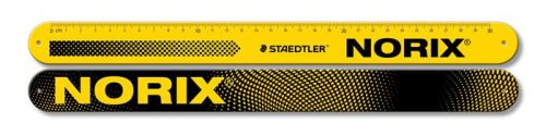 Vonalzó, rugalmas, csuklóra pattintható, 30 cm, STAEDTLER, "Norix® 565"