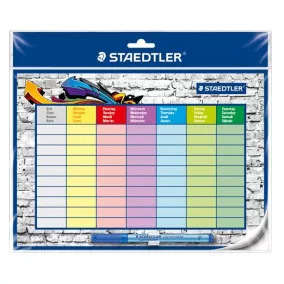   Órarend, törölhető, öntapadós, STAEDTLER "641 SP2"