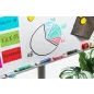   Táblaceruza fehértáblához, flipchartpapírhoz, kúpos, STABILO "MARKdry", fekete
