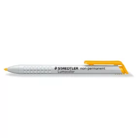   Jelölőkréta adagoló, mindenre író, lemosható (omnichrom), STAEDTLER "Lumocolor 768", sárga