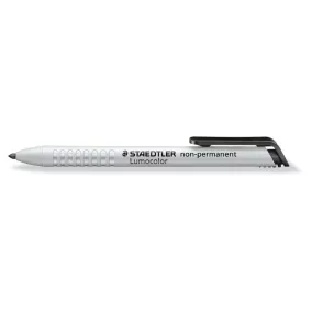   Jelölőkréta adagoló, mindenre író, lemosható (omnichrom), STAEDTLER "Lumocolor 768", fekete