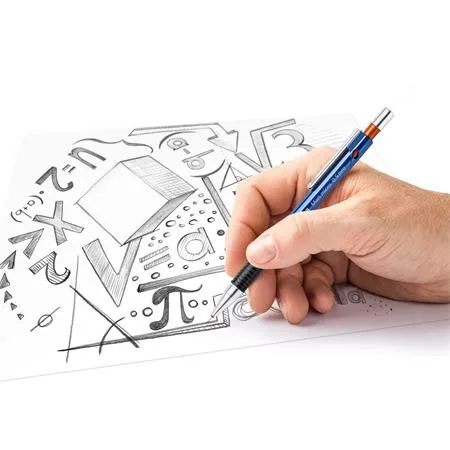 Nyomósirón, 0,5 mm, STAEDTLER "Mars micro 775", kék